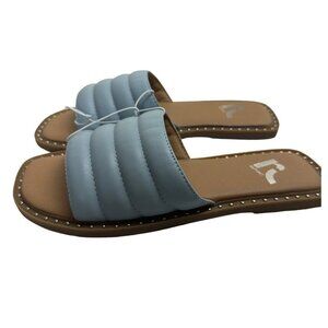 Report Rosalee Women's Slip On Slides Sandals Sku 2399 Color Blue  Sz 5.5 Sku 23